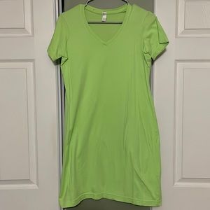 🍾 4 for $20 🍾 Women’s V Neck Dress, Lime Green, Size S/M, Worn Once!